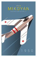MiG-17 by Artem Mikoyan in light gray