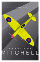 Supermarine Spitfire by R. J. Mitchell in dark gray