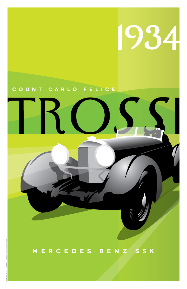 Mercedes-Benz SSK by Count Carlo Felice Trossi – IconoGraphika