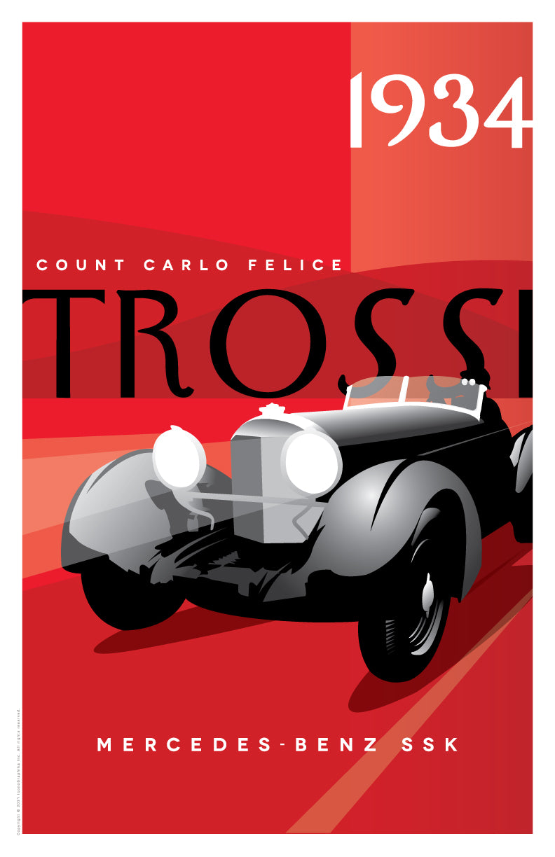 Mercedes-Benz SSK by Count Carlo Felice Trossi – IconoGraphika