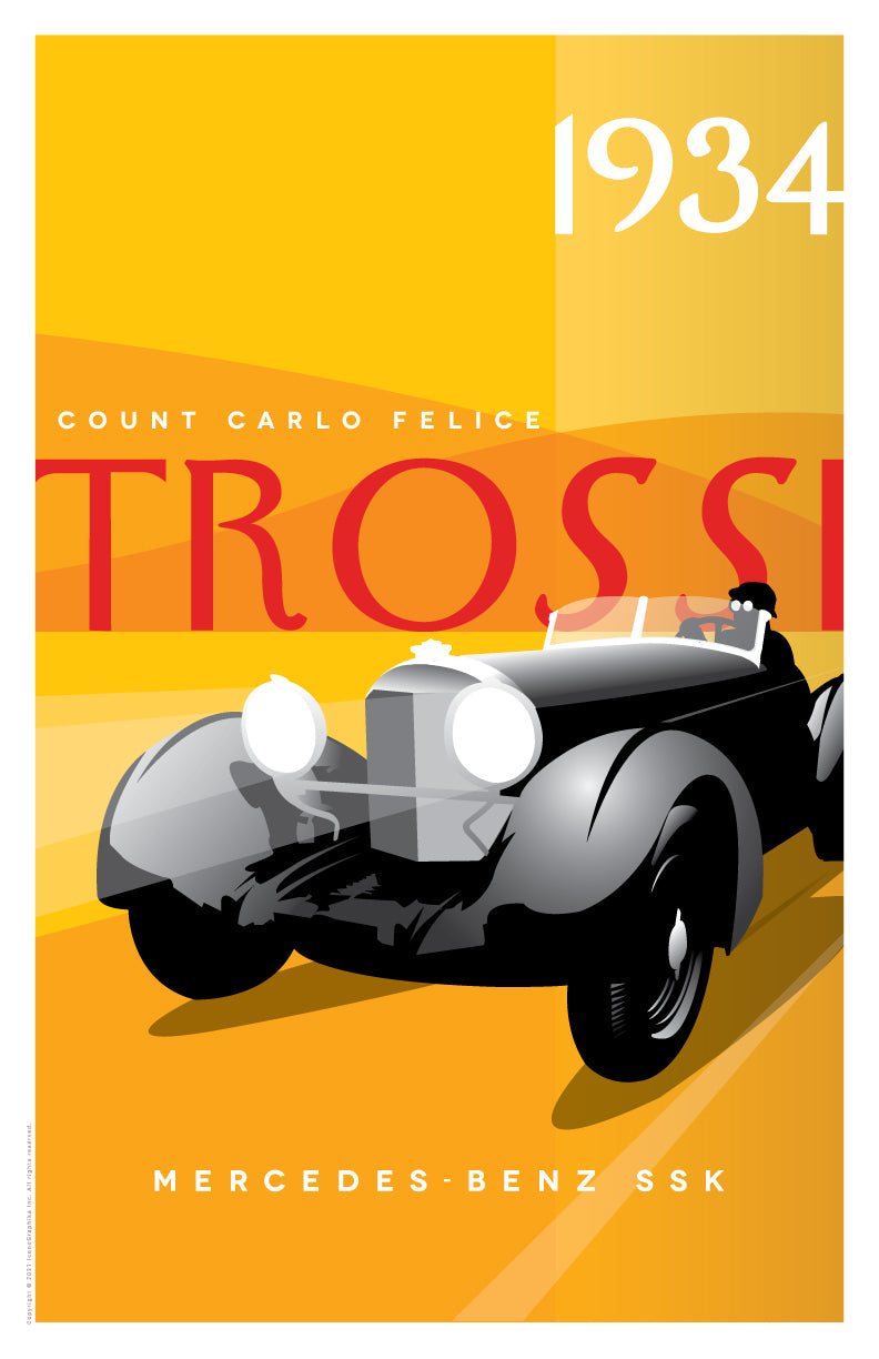 Mercedes-Benz SSK by Count Carlo Felice Trossi – IconoGraphika