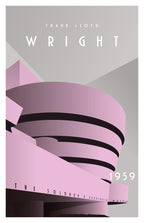 Solomon R. Guggenheim Museum by Frank Lloyd Wright in light gray