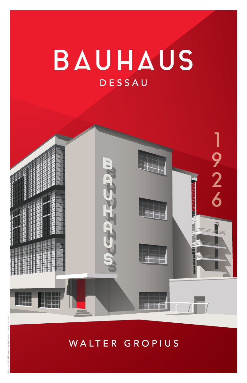 Bauhaus Dessau by Walter Gropius – IconoGraphika
