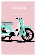 C50 Super Cub by Soichiro Honda in pink