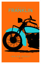 Indian Scout by Charles B. Franklin in dark orange